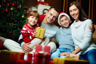 Weihnachten Familie